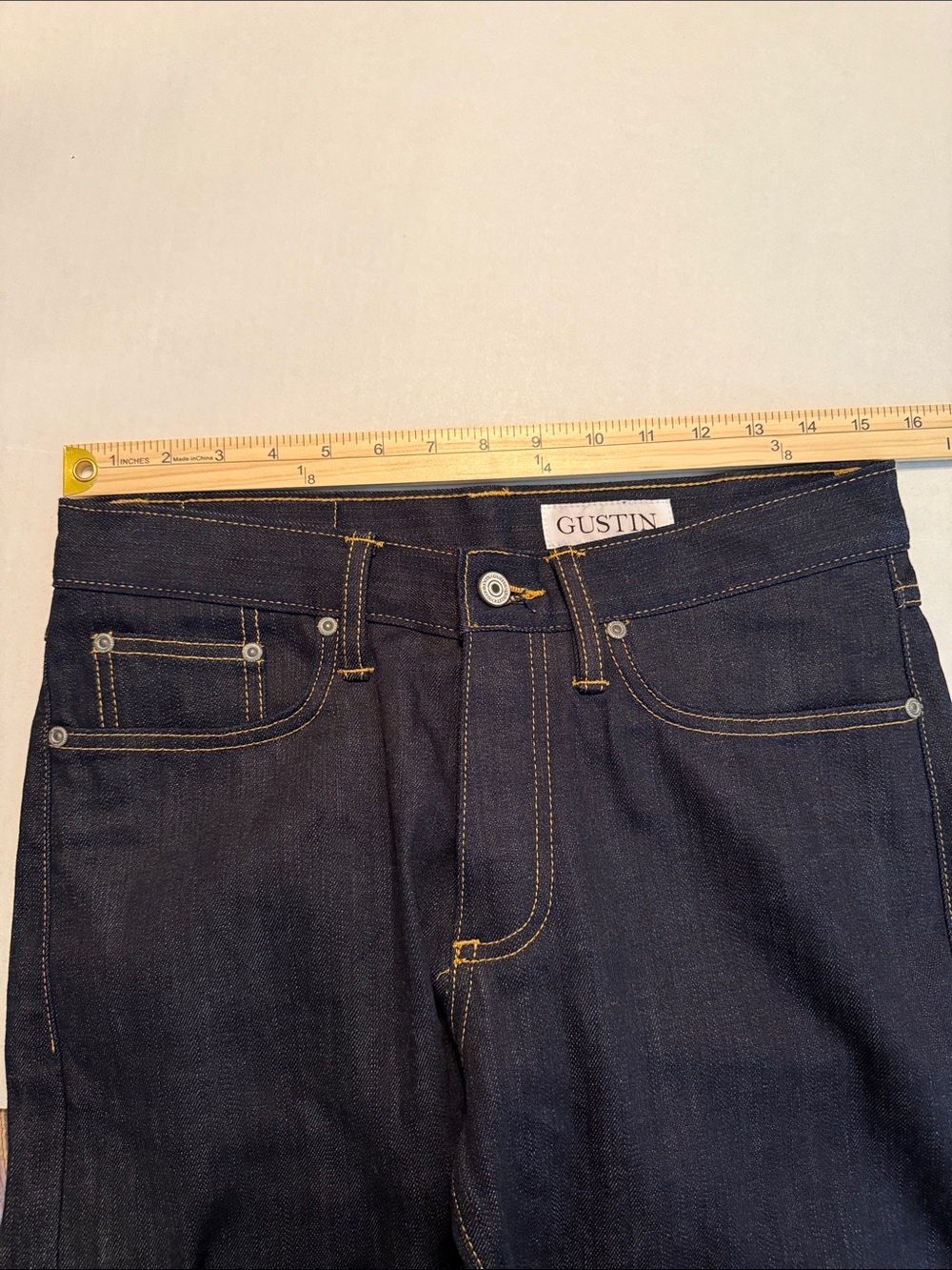Gustin NEW Men's Cone Mills Experimental Selvedge - The 1776 Size 31x34 - Picture 3 of 13